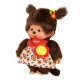 Monchhichi Monmate 復古花朵女孩M號